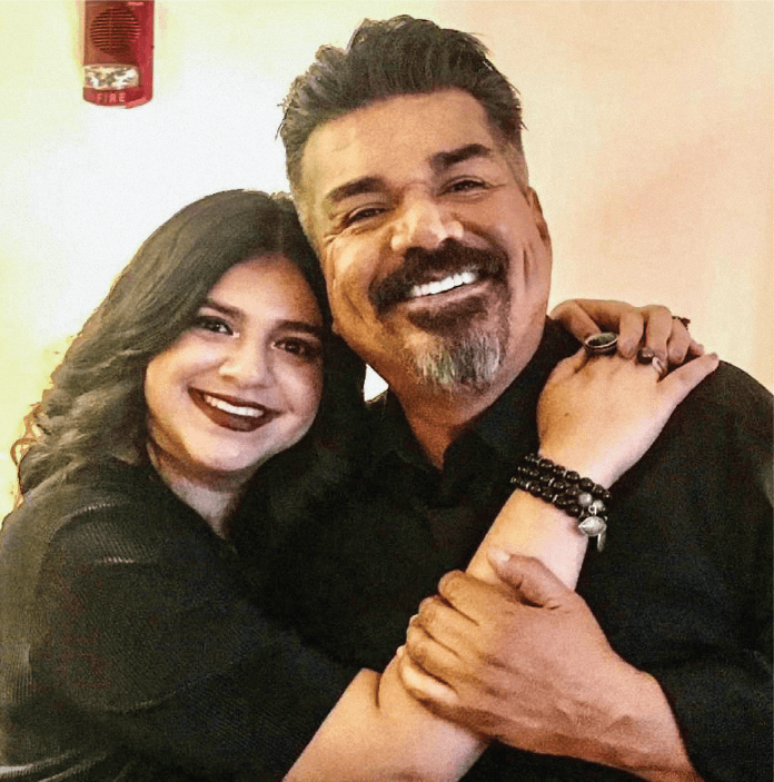  George Lopez y su hija, Mayan