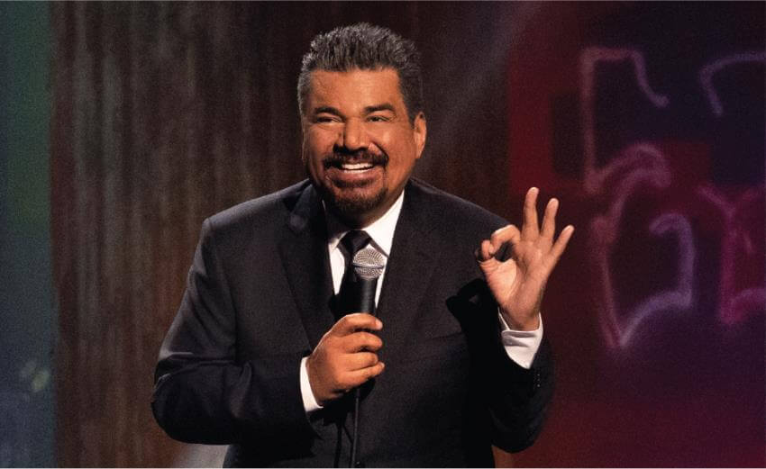 Lopez filming a Netflix special