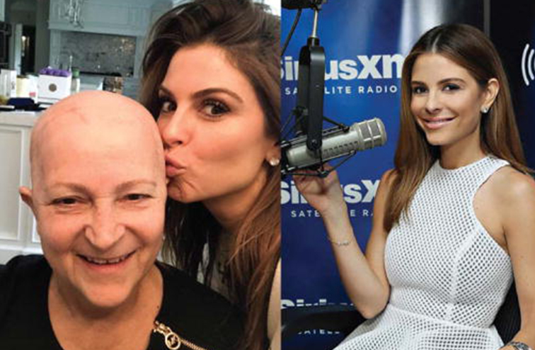 Maria Menounos pictured with at home with her mother, Litsa.