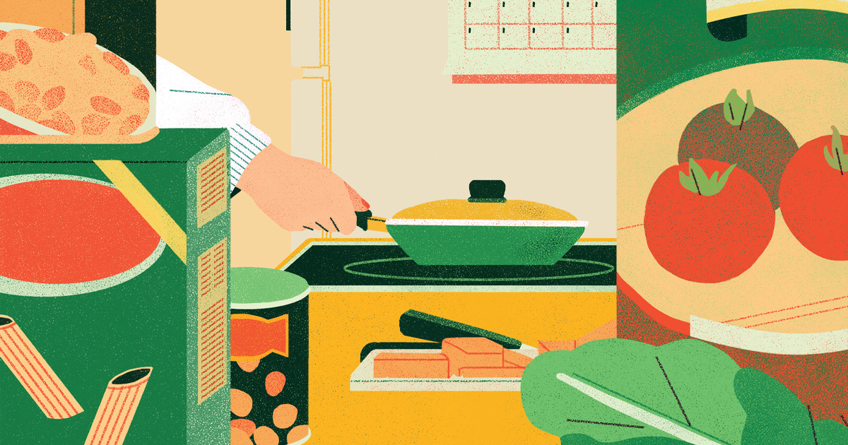 How to eat right and shop safely during a pandemic
